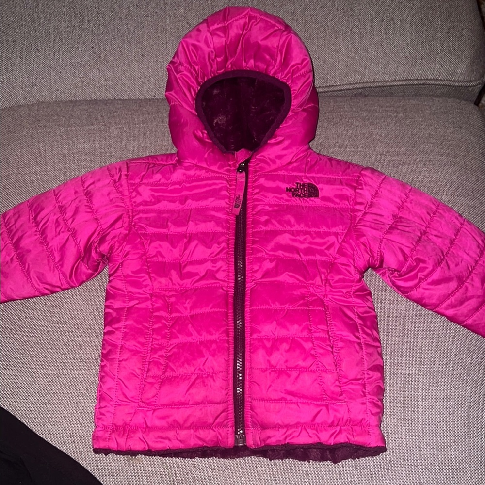 The North Face Kids Pink Puffer Jacket